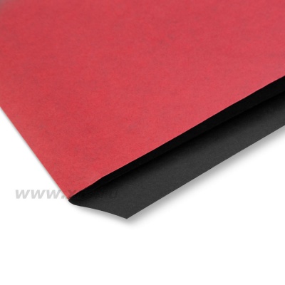 Бумага светонепроницаемая красно-черная 130 г/м²
