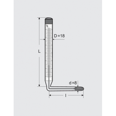 Термометры технические жидкостные ТТЖ-М, исполнение 1