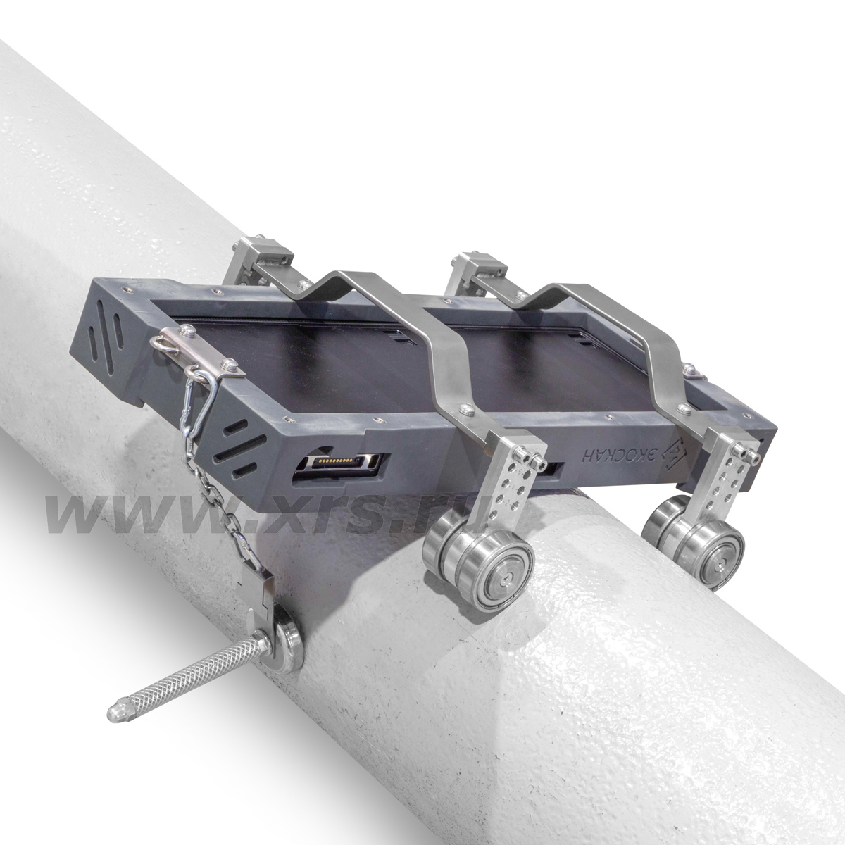 Магнитные колеса подходят для труб диаметром от 219 мм