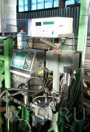 Участок вихретокового контроля на производстве